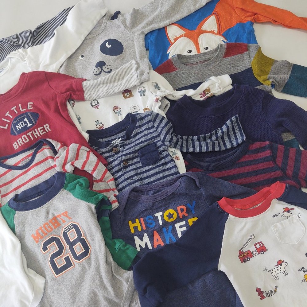 12 month long sleeve lot boy